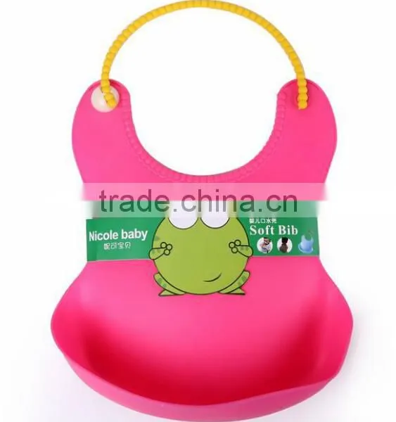 Waterproof Silicone Baby Bib Feeding Tray photo-3