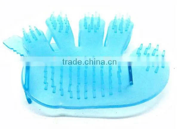 Silicone Dog Cat Pet Grooming Wash Brush Hand Wearable Food Grade photo-6