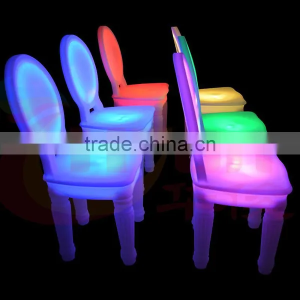 Modern Led Illuminated Party Stool/ Glowing Stool Color Changing Funiture / Rechargeable LED Furniture photo-2