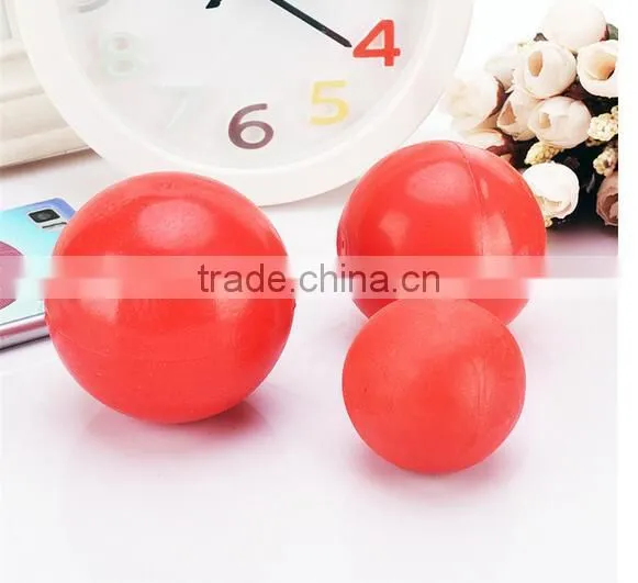 CY187 Products For Pet Puppy Dog Red Solid Natural Rubber Elastic Pet Ball Toys, Bite Resistant Dog Toy Squeakers Training Toys photo-4