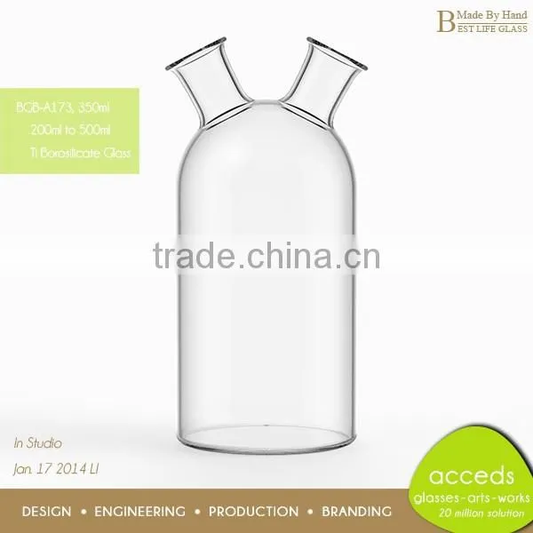 Wholesale OEM/ODM Eco-Friendly Handmade Pudding Glass Bottle photo-6