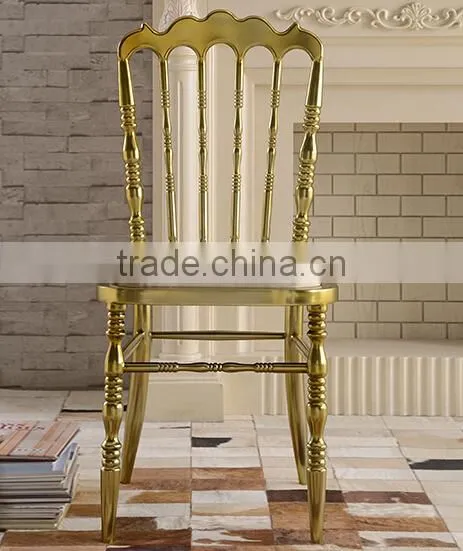 Quality Polished Champange Gold Stainless Steel Luxury Modern Chiavari Chair LQ-SSC001C photo-2