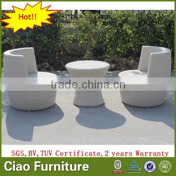 Plastic Rattan Garden Furniture Coffee Set Suitable for Indoor and Outdoor photo-2