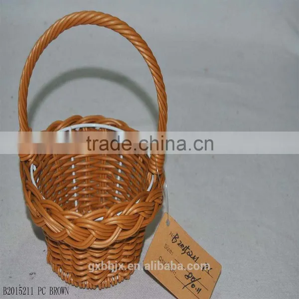 Home Plastic Storage Basket With Handle photo-3