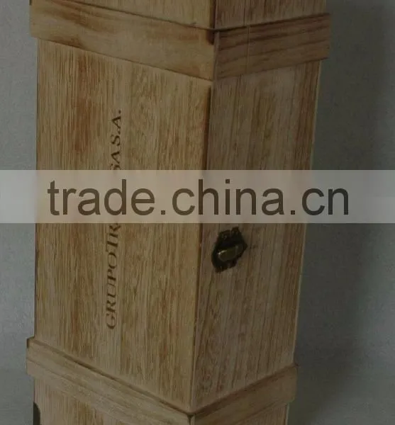 Unifinshed Antique Wooden Wine Box photo-4