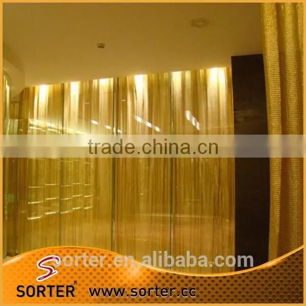 Sorter Golden Aluminum Alloy Metal Cloth for Folding Screen photo-2