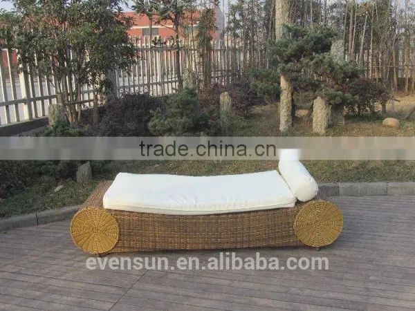 Rattan Lounger Patio Sun Bed photo-5