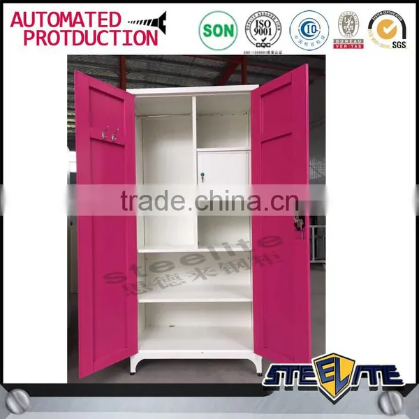 Home Furniture Godrej Steel Almirah Designs With Price/double Door Metal Locker on Sale photo-5