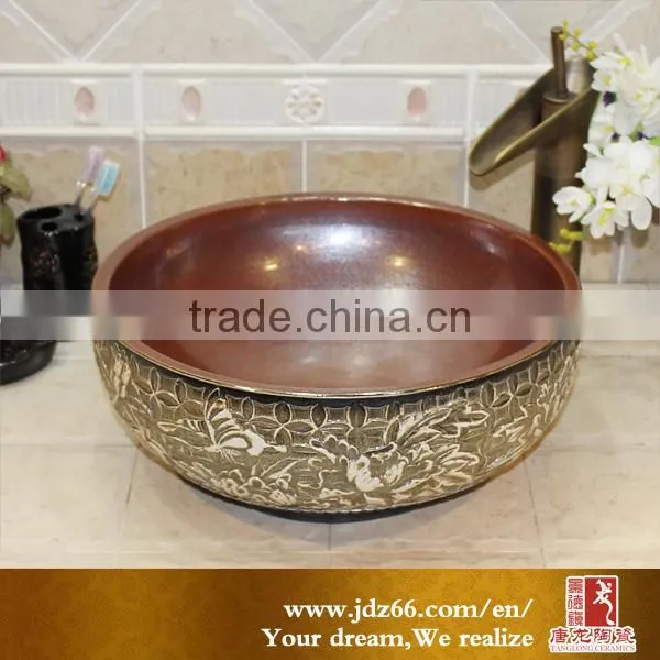 2015 New Products Hotel Bathroom Vanity in Ceramics