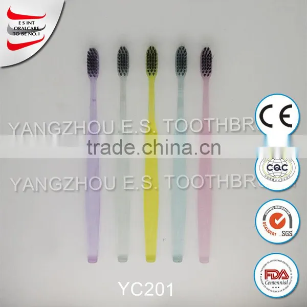 Wholesale Fda Cheap Famous Nature Nano Bamboo Bristle Toothbrush With Names Hotel Travel Disposable Toothbrush With Toothpaste photo-2