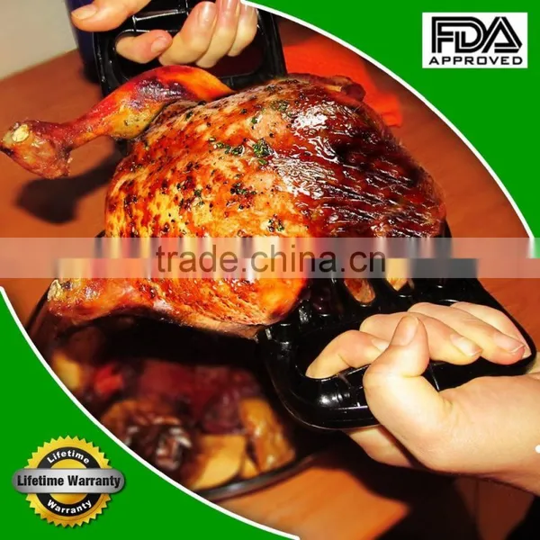 Heat Resistant Bbq Silicone Grill Gloves Funny Oven Mitts Cooking Kitchen Glove photo-6