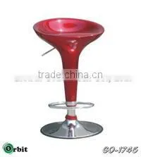 Plastic Adjustable Height Bar Chair, Modern Swivel Pub Bar Chair photo-6
