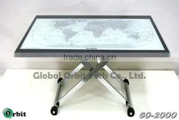 Modern Designs Metal Center Table, Stainless Steel Folding Dining Table photo-3