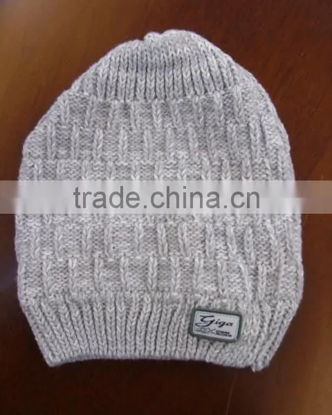 Fashion Knit Cap With Jacquard photo-2