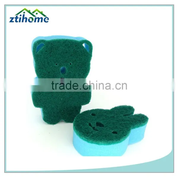 Medium-Duty Scrubbing Sponge With Different Lovely Shape photo-2