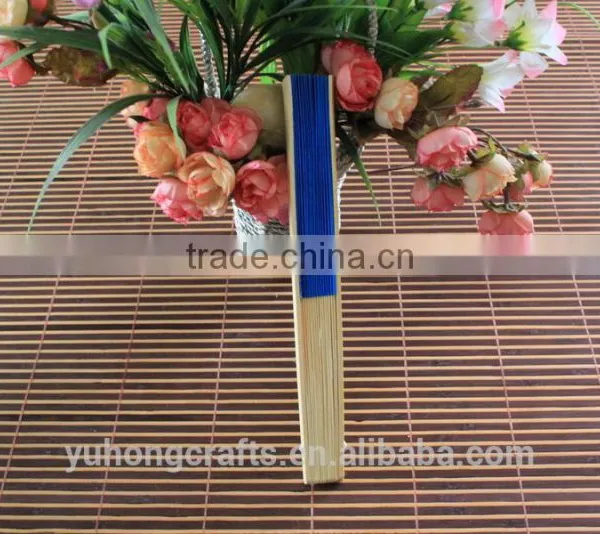 Colorful Bamboo Cheap Paper Fan Wholesale photo-2