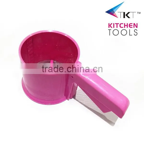 Plastic Flour Sifter,Newest Plastic Mesh Flour Sifter ,plastic Baking Tools,Plastic Flour Shaker