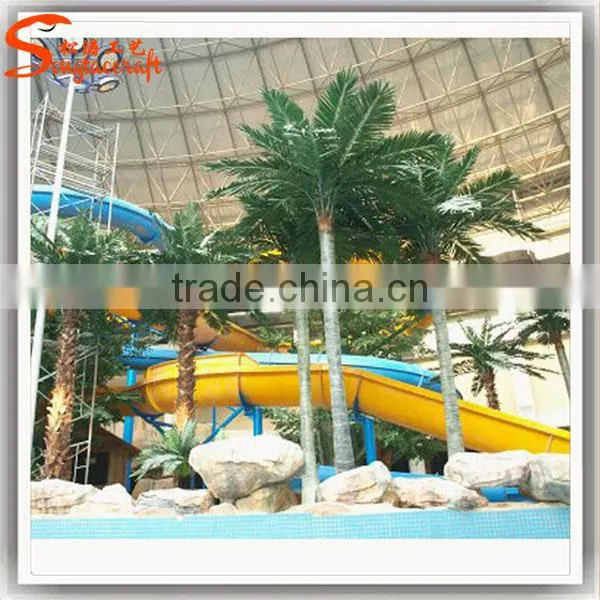 Outdoor Fiberglass Artificial Tree Decorative Artificial Palm Tree Wholesale photo-6