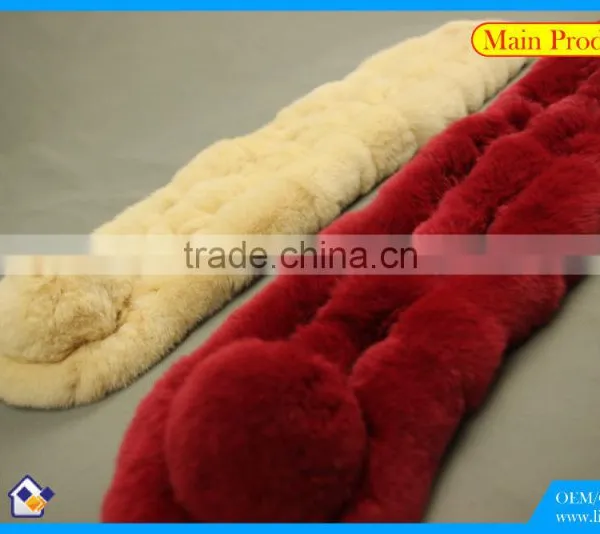 High Quality Knitted Rex-Rabbit Scarf photo-3