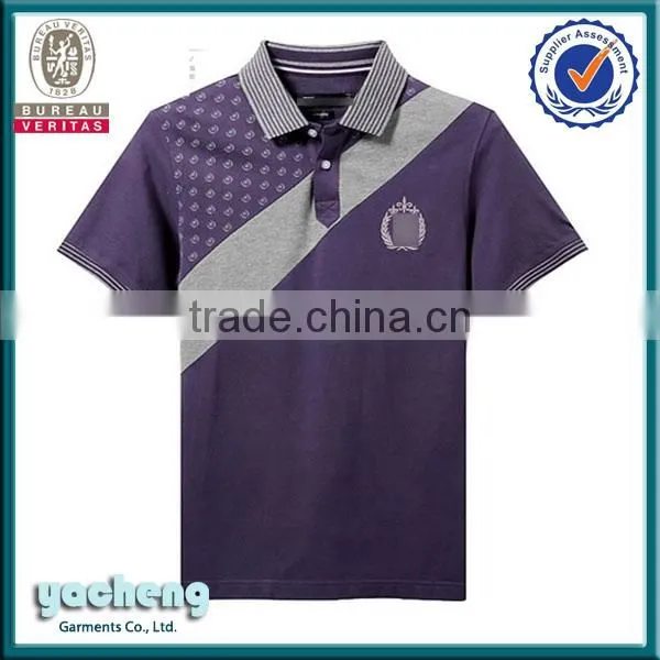 Custom Embroidery Patch High Quality Cotton Men T-shirt