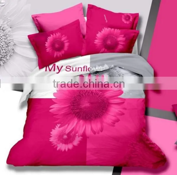 Top Selling King Size Digital Printing Flat Sheet/ Flat Bed Sheet/ Bedspread photo-3