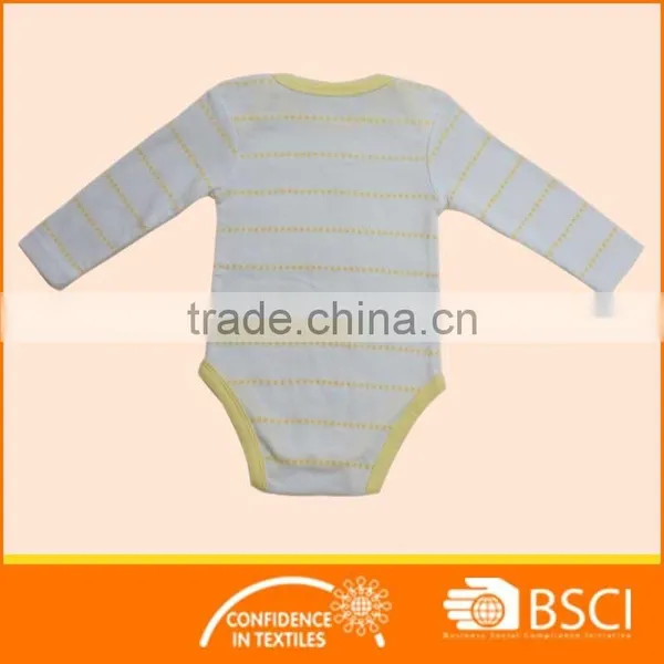 New Fashion Striped Cartoon Long Sleeved Soft Baby Cotton Romper photo-2
