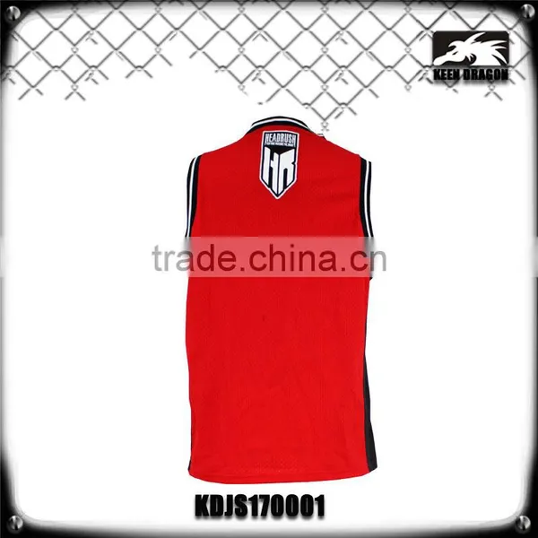 Cheap Dry Fit Custom Brand Embroidery Patch Basketball Jersey Wholesale photo-3