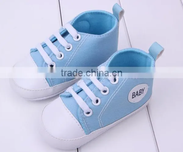 2014 New Baby Product Boys and Girls Canvas Shoe Infant Baby Canvas Shoe photo-4