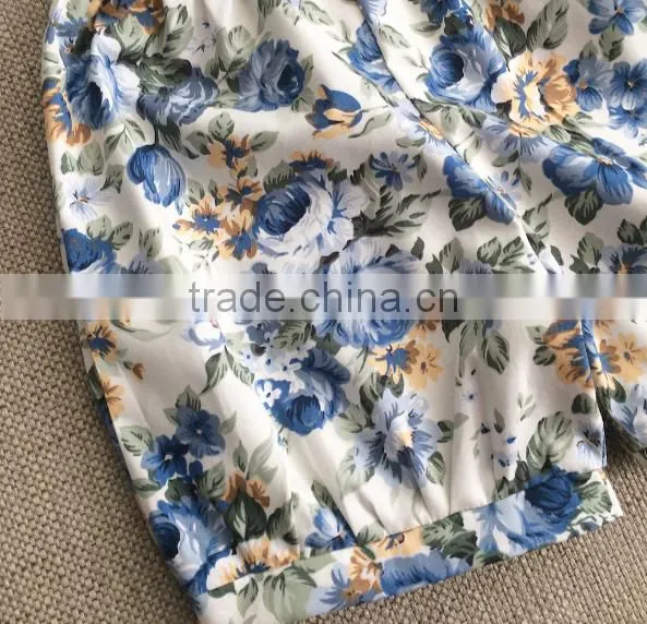 Village Style Summer Apparel Unisex Baby Clothes Shorts Linen Fabric Shorts photo-4