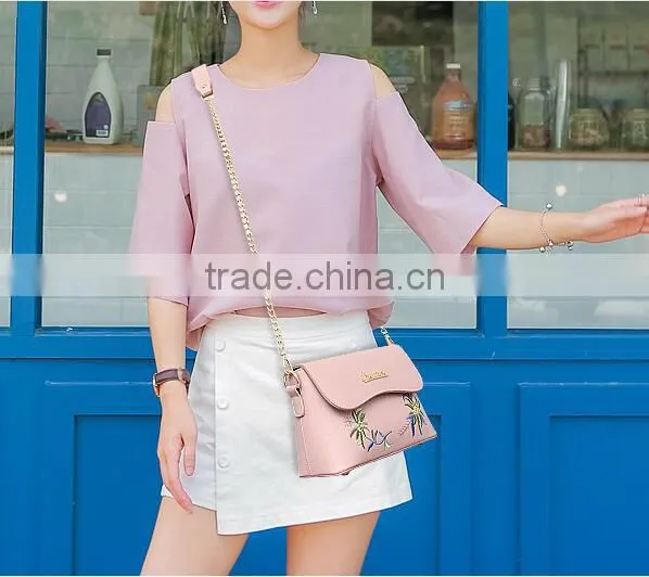 Zm35684a Simple Ladies Women Leather Crossbody Sling Bags photo-6