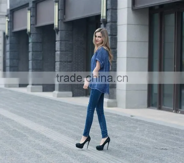 Casual Blouse for Young Lady Latest Summer Shirt Loose Style Blouse for Young Ladies photo-2