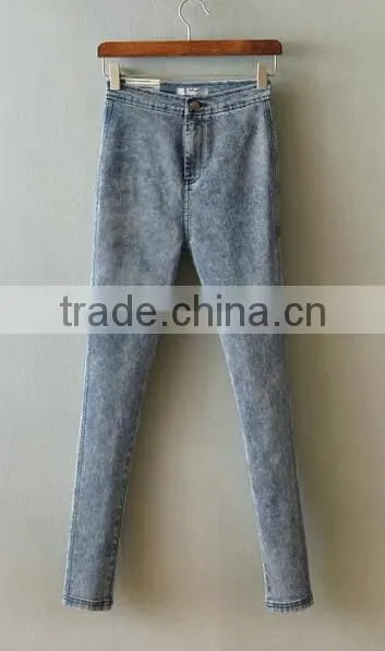Runwaylover EY0629P Women Skinny Pant Best Quality Tight Denim Jeans Wholesale photo-2