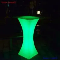 Acrylic Led Cocktail Bar Table With Glow Light photo-2