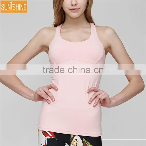 Top Quality Fashion Fitness Women Yoga Tops Workout Tank Top photo-2