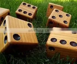 Wooden Outdoor Yard Dice Giant Custom Wooden Dice Set photo-2