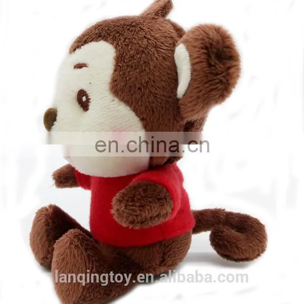 Custom Stuffed Animal Toys 10 cm Plush Monkey photo-4