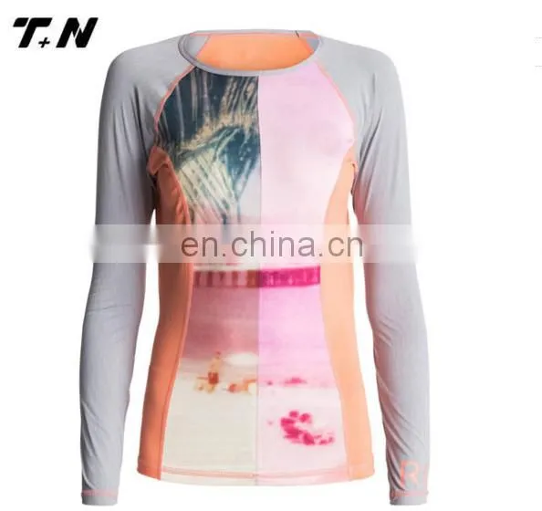 Custom Sublimated Sexy Women Rash Guard Rashguard Mma photo-6