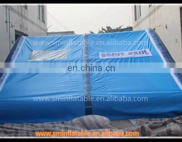 Wholesale Inflatable Blue Camping Air Tent,inflatable Triangle Lawn Tent for Advertisement photo-4