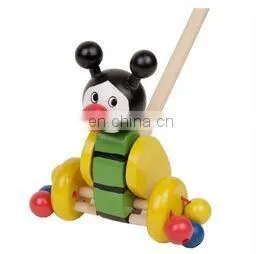 Funny Wooden Kids Push Up Toys Educational Toys