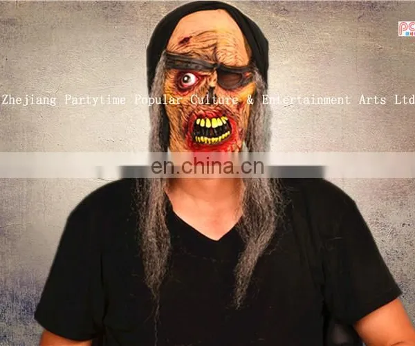 Carnival Halloween Party Latex Full Head Skeleton Wights Mask photo-2
