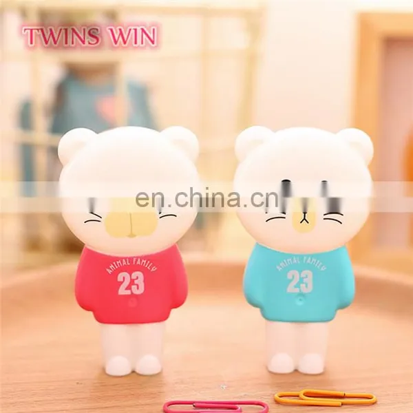 2018 Yiwu Stationery Market Cheap Wholesale Back to School Stationery Best Quality Funny Animal Shaped Plastic Correction Tape
