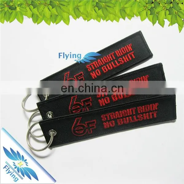 Fashion Embroidery Key Ring Decoration, Awesome Custom Shape Embroidery Key Chain for Cheap Sale photo-2