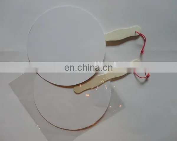 Cmyk Offset Two Both Side Printing Diy Paper Hand Fan photo-5