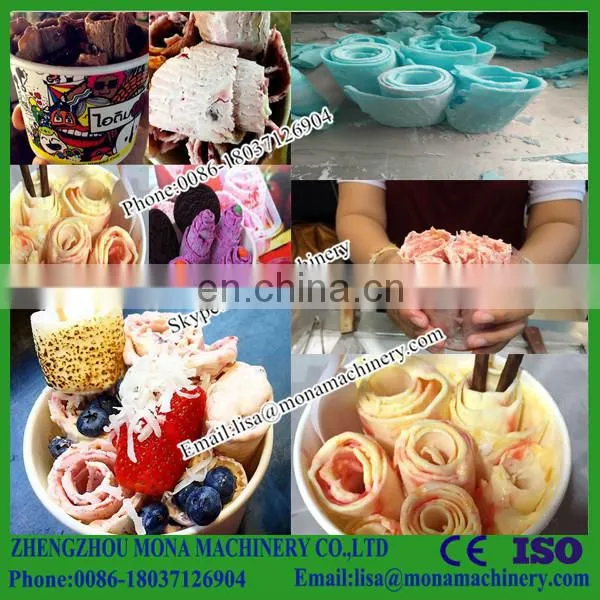Multi-functional Flat Pan Fried Ice Cream Roll Machine/ Single Pan Fried Ice Cream Roll Machine photo-2