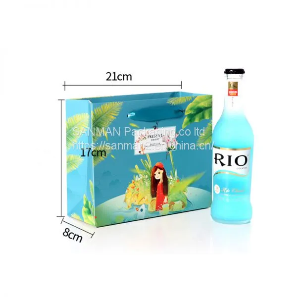 Paper Bag Laminated With Customized Size