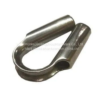 For Wire Rope High Polished Open Type 304 Stainless Steel Wire Rope Thimble photo-2