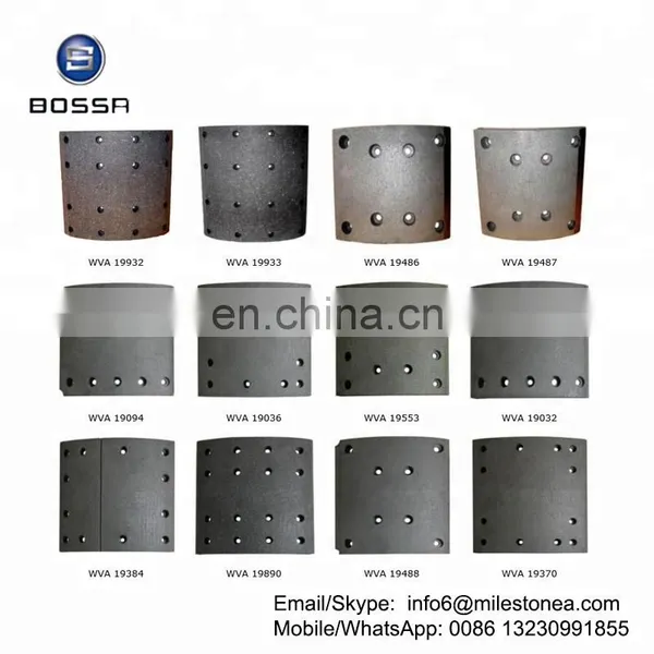 Truck Trailer Brake Parts Brake Shoe Lining 4515 4707 photo-6