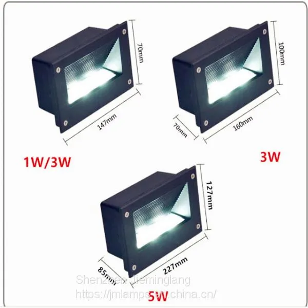 High Luminous 5W Square Recessed Wall Mounted LED Stair Step Light Leds JML-OWL-A05W photo-2