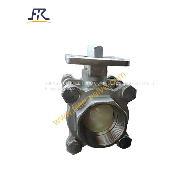 ZrO2 Al2O3 Complex Ceramic Lined Chemical Resistant Ball Valve photo-5
