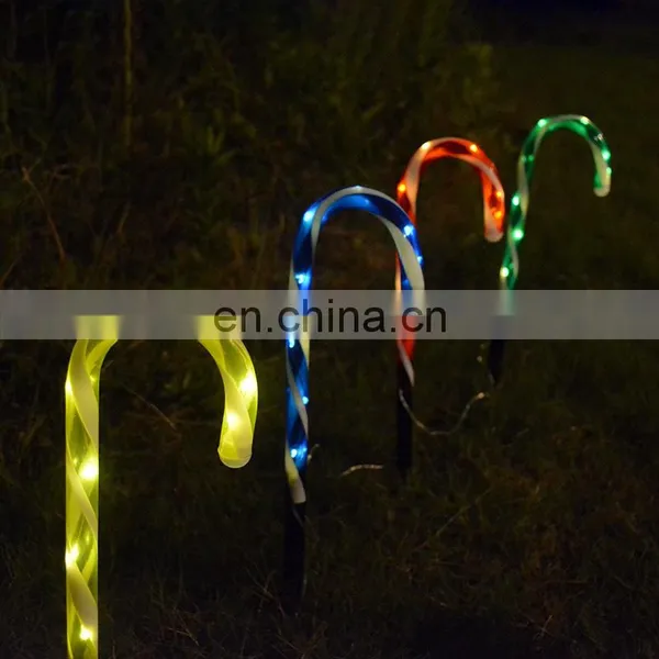 LED Waterproof Solar Hot Sale High Quality Factory Supply Christmas Candy Cane String Lights Outdoor Decorative Street Light photo-6
